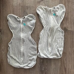Love to Dream Gray Swaddles two (2)